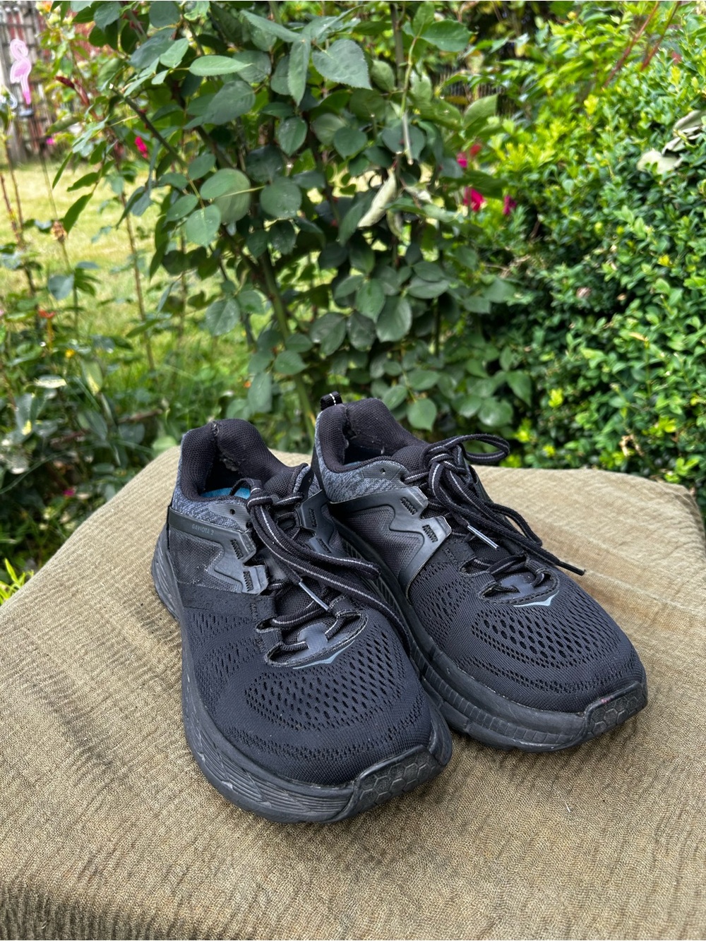 Hoka One One Gaviota II Women’s Black Running Sneakers Size 7 - Picture 4 of 16
